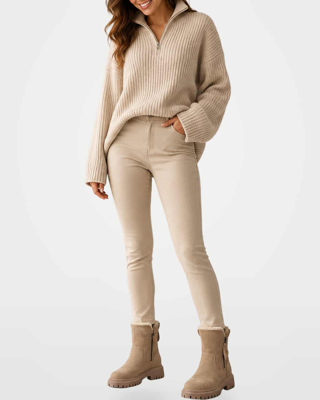 The Athletics Society | Women's Faux Fur Lined Boots - 4