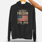 The Athletics Society | Vintage USA Flag Pullover Hoodie - 4