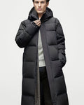 The Athletics Society | Men's Windproof Long Puffer Coat - 1