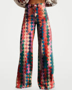 The Athletics Society | Women's Vintage Wide Leg Pants - 1
