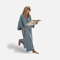 The Athletics Society | Women's Striped Kaftan Maxi Dress - 1
