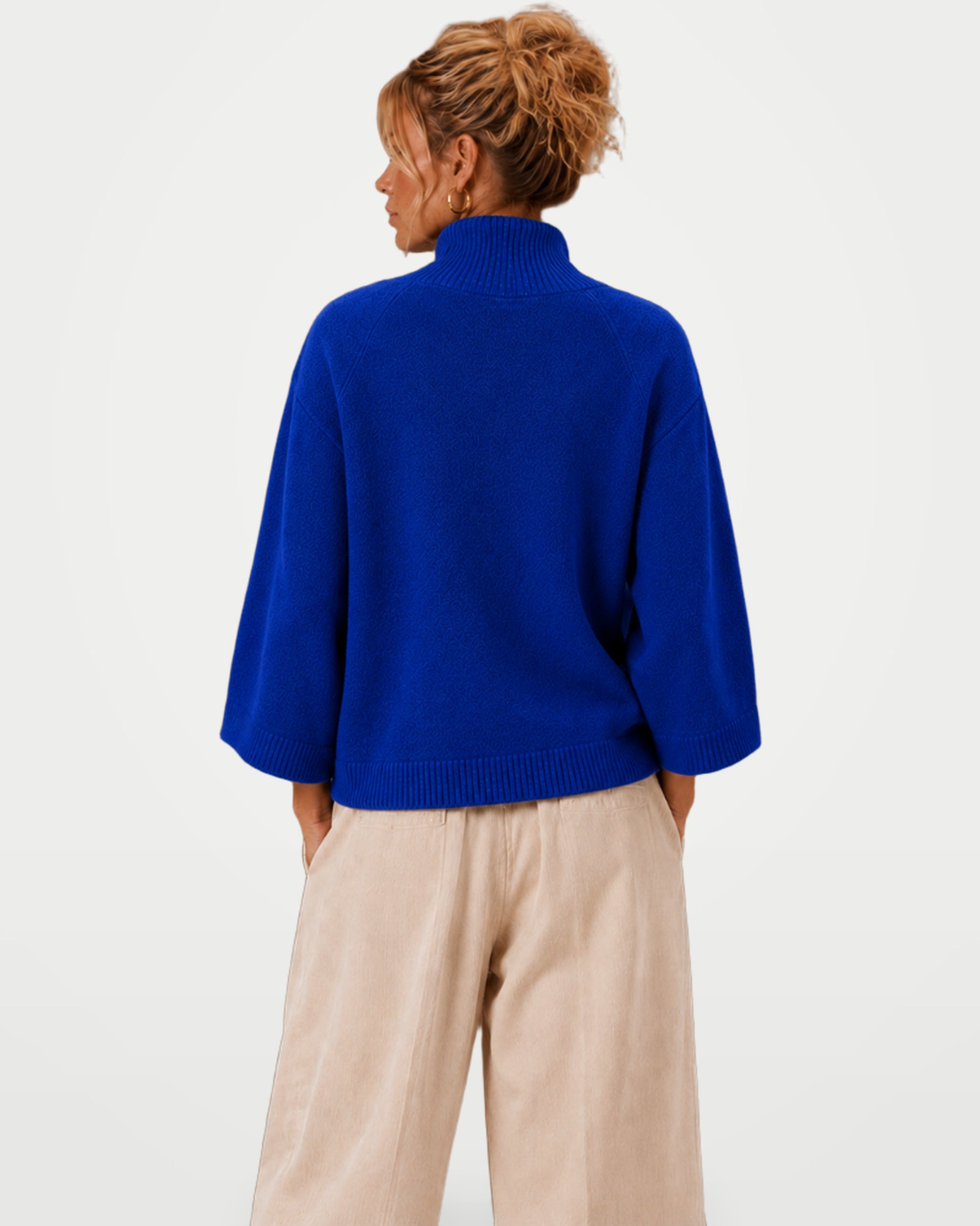 The Athletics Society | Women's Oversized Chunky Knit Sweater - 6