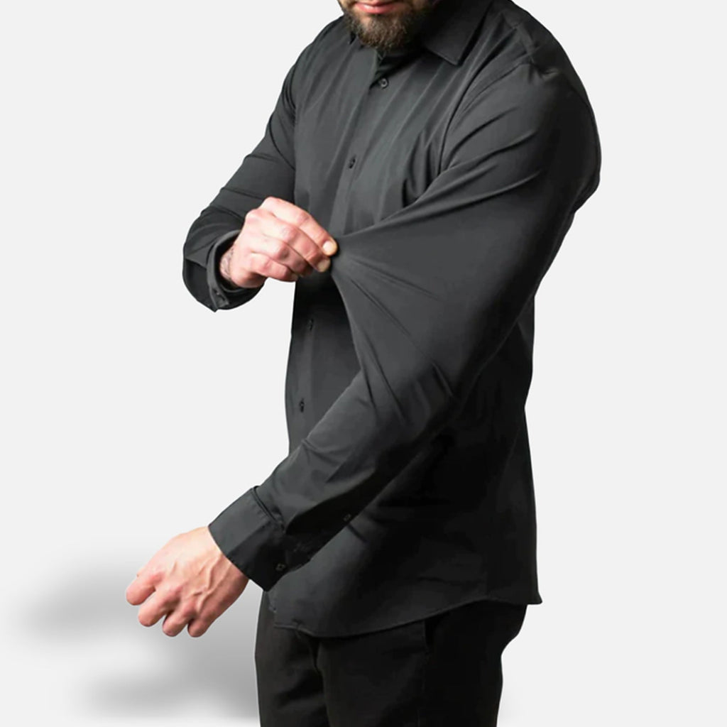 The Athletics Society | Men's Stretch Everyday Dress Shirt - 8