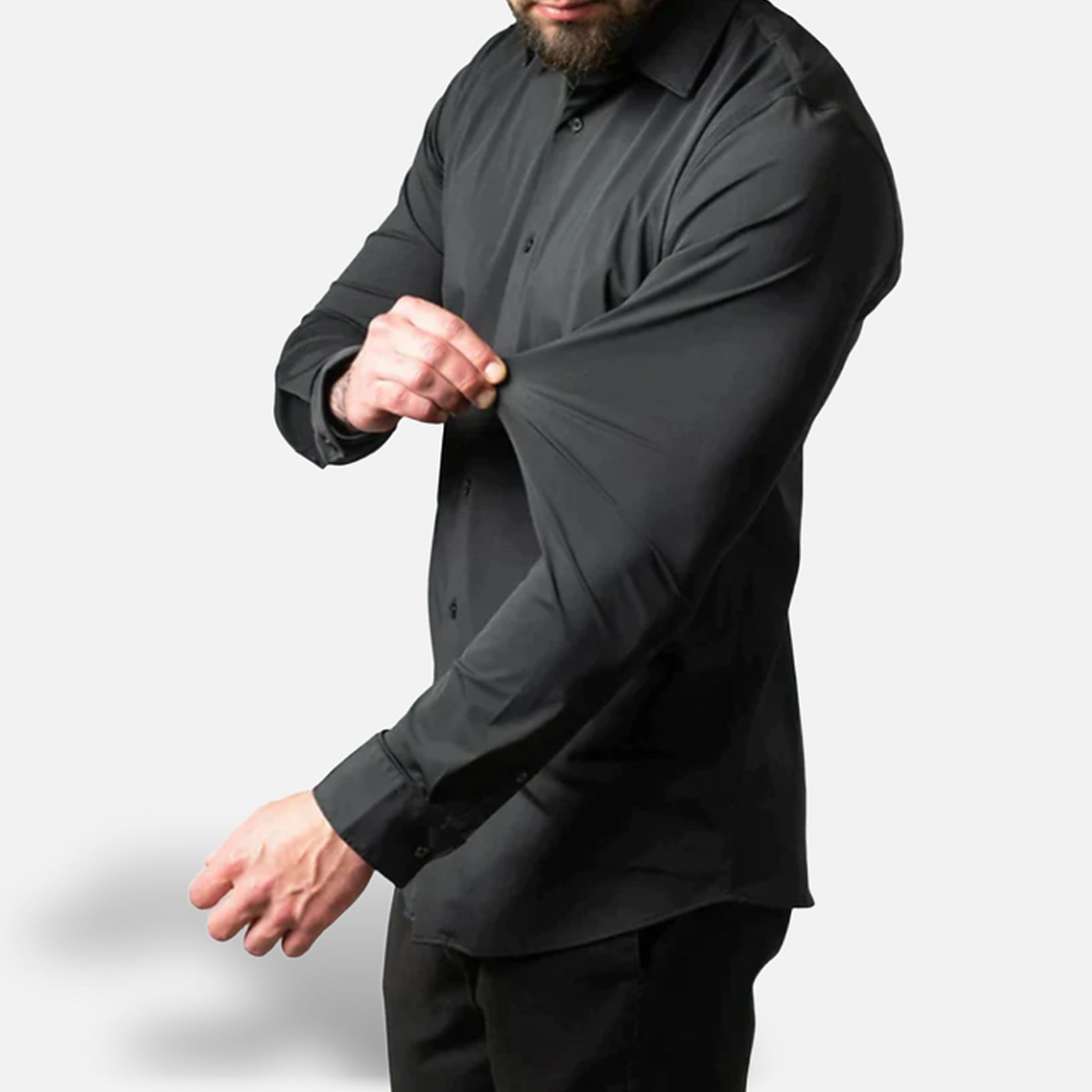 The Athletics Society | Men's Stretch Everyday Dress Shirt - 8