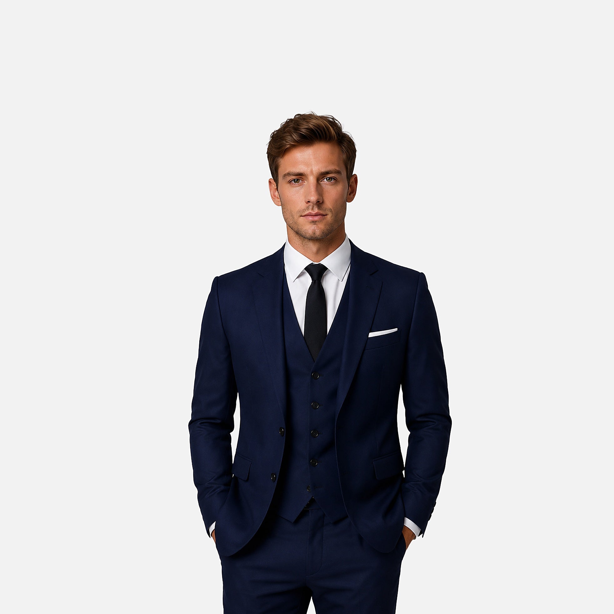 The Athletics Society | Men's Slim Fit 3-Piece Suit - 1