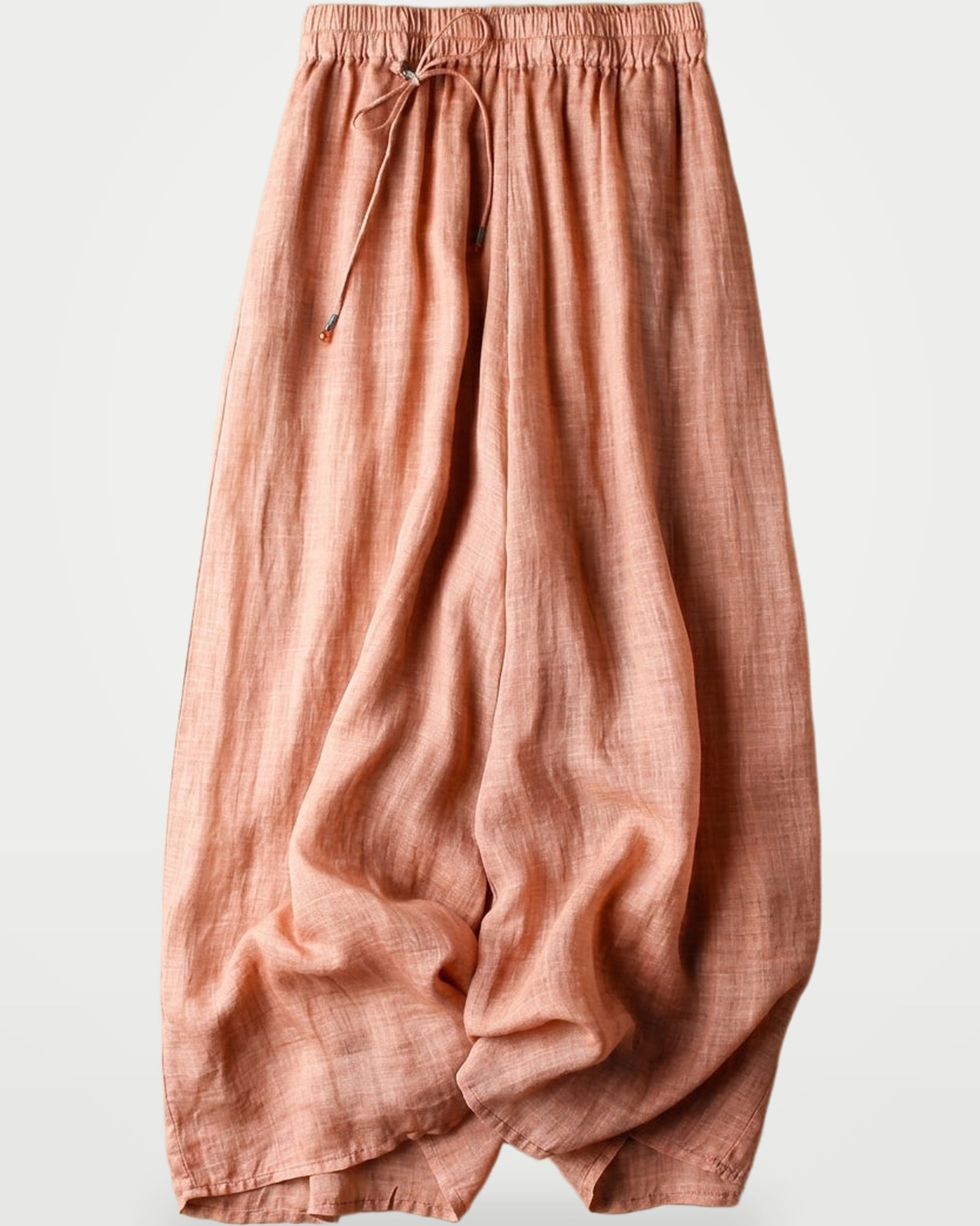 The Athletics Society | Women's Relaxed Linen Wide-Leg Pants - 2