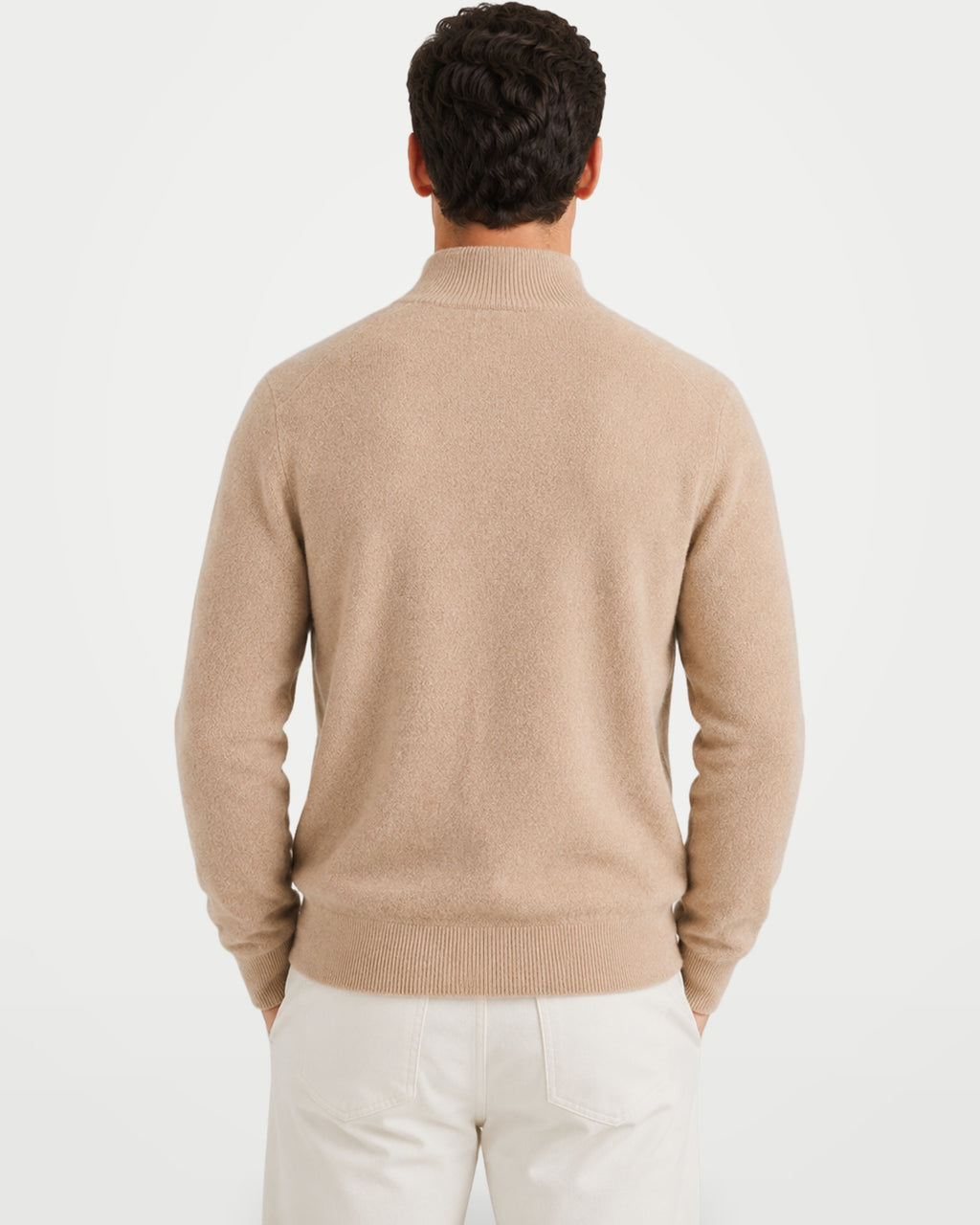 The Athletics Society | Men's Zip Stand Collar Cardigan - 4