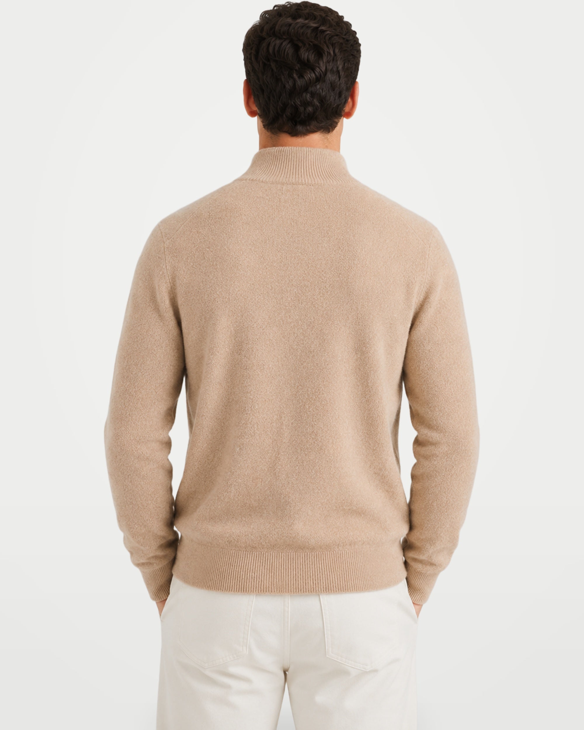 The Athletics Society | Men's Zip Stand Collar Cardigan - 4