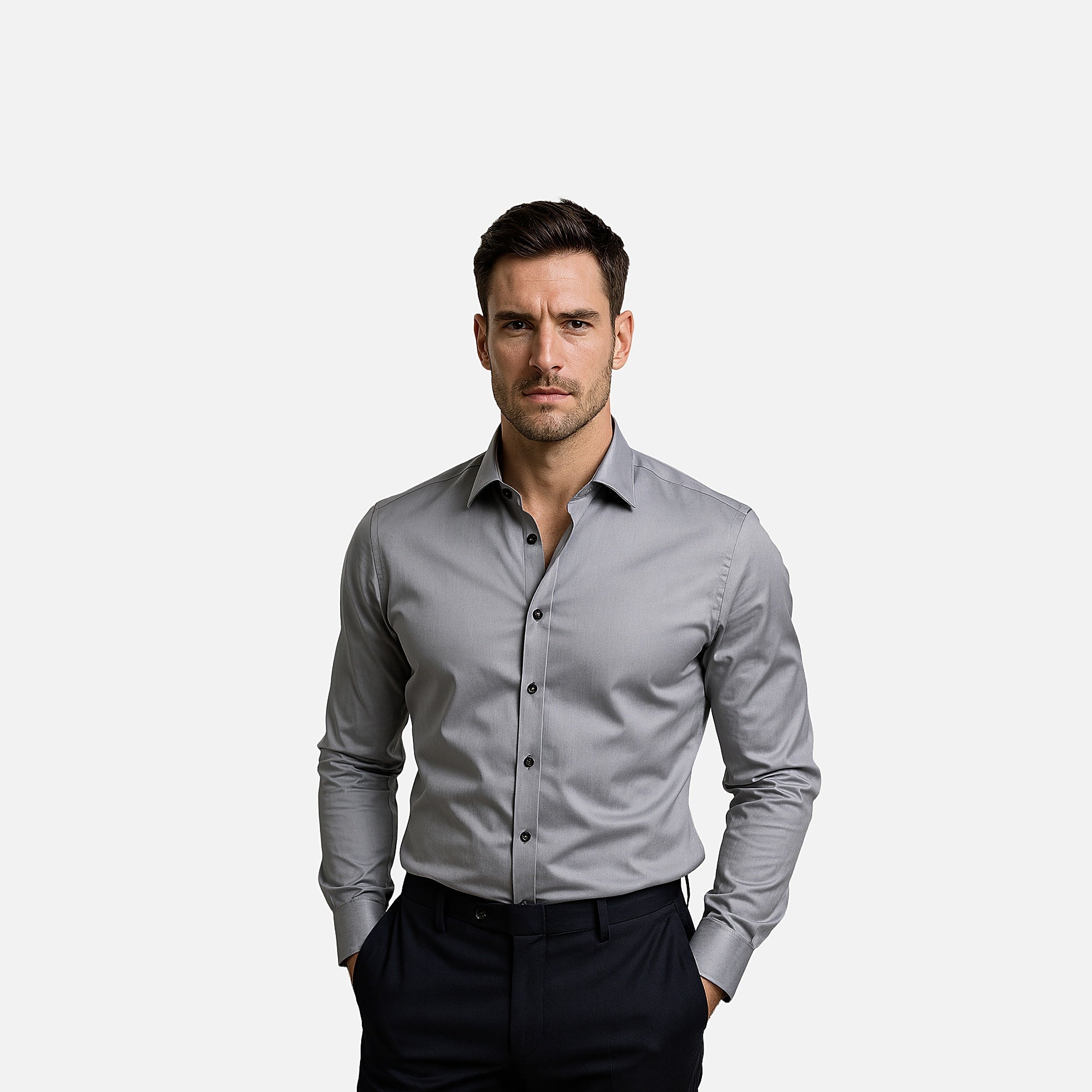 The Athletics Society | Men's Stretch Everyday Dress Shirt - 11