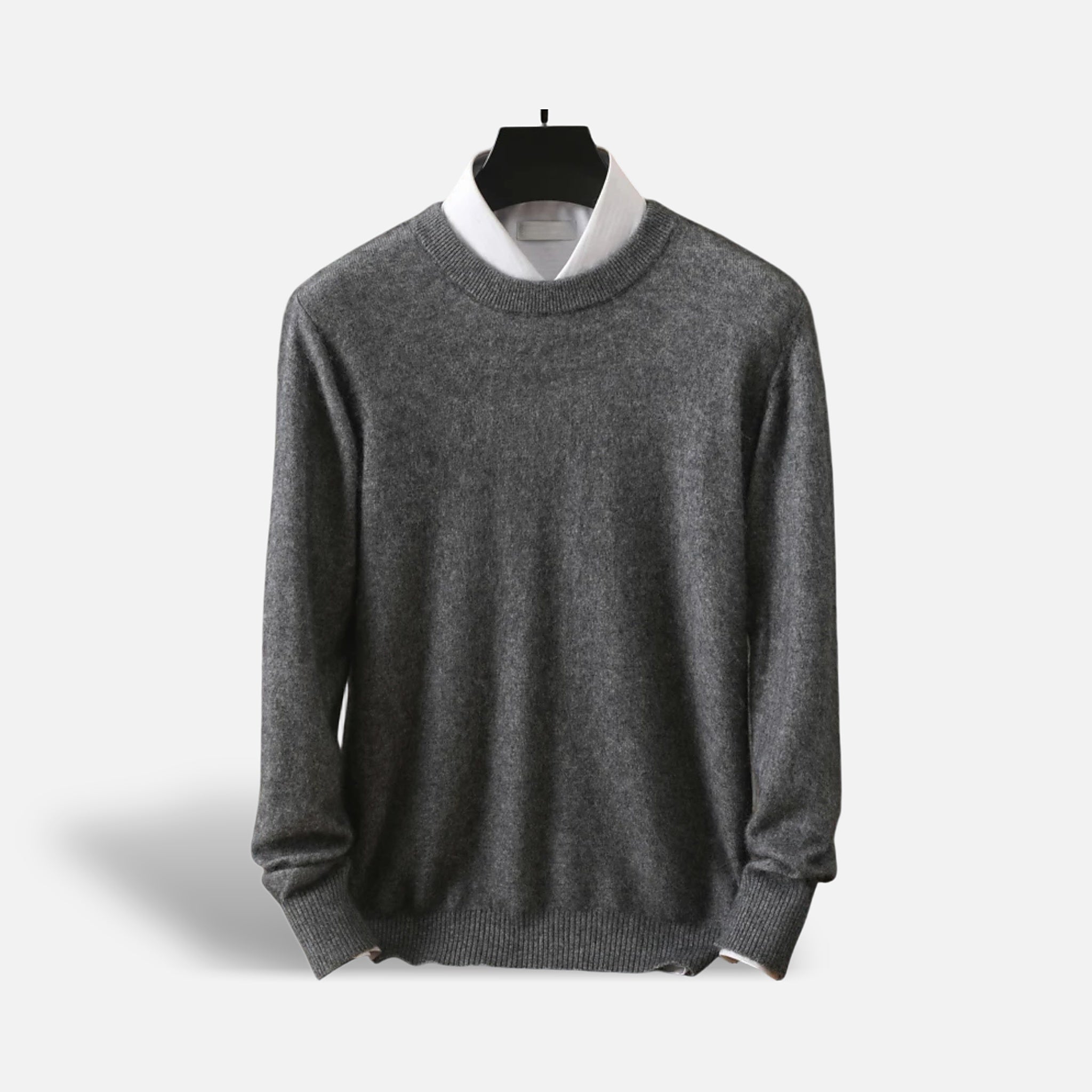 The Athletics Society | Men's Cashmere Crewneck Sweater Lightweight Warm Knit S–3XL - 10