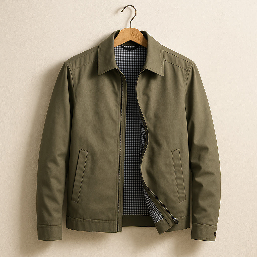 The Athletics Society | Men's Lined Harrington Jacket - 3