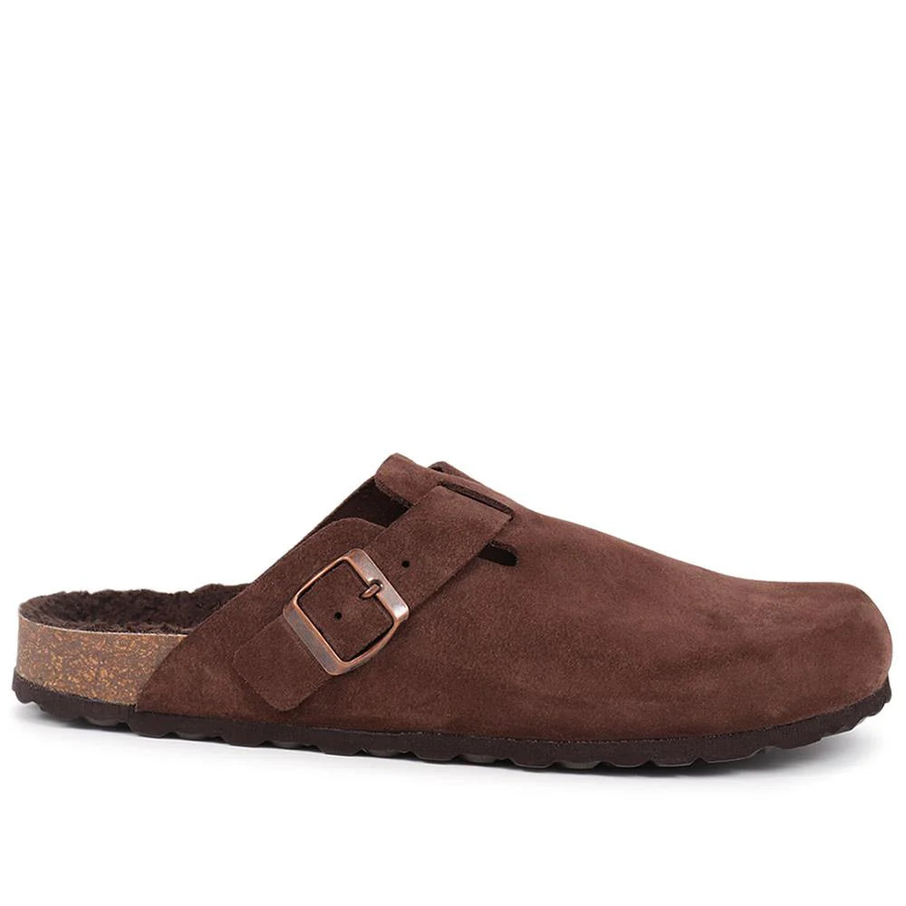 The Athletics Society | Men’s Suede Slippers