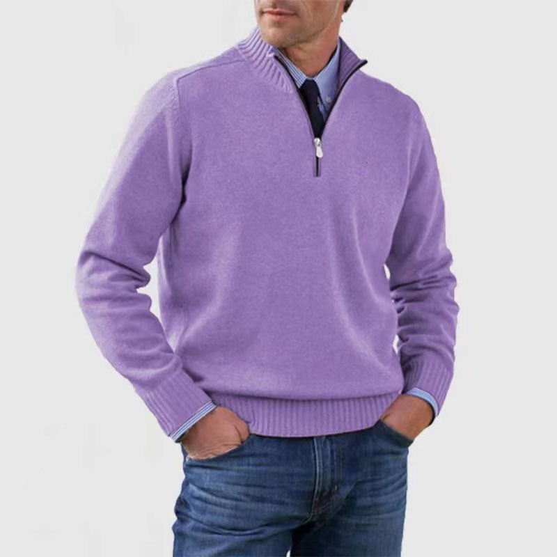 The Athletics Society | Men's Half Zip Pullover Sweater - 12