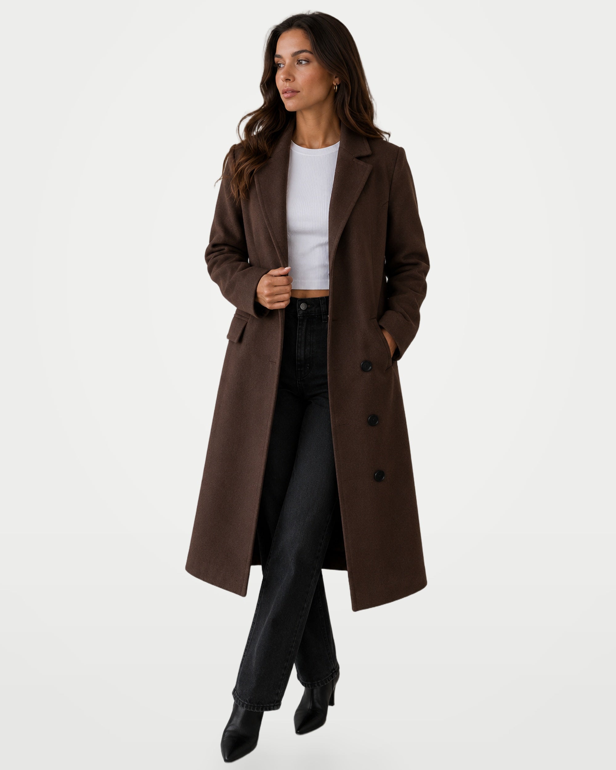 The Athletics Society | Women's Tailored Long Everyday Coat - 3
