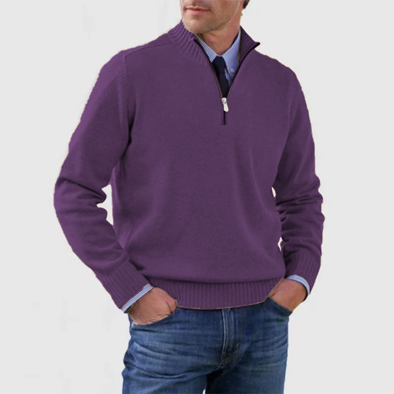 The Athletics Society | Men's Half Zip Pullover Sweater - 13