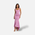 The Athletics Society | Women's Floral Corset Maxi Dress - 1