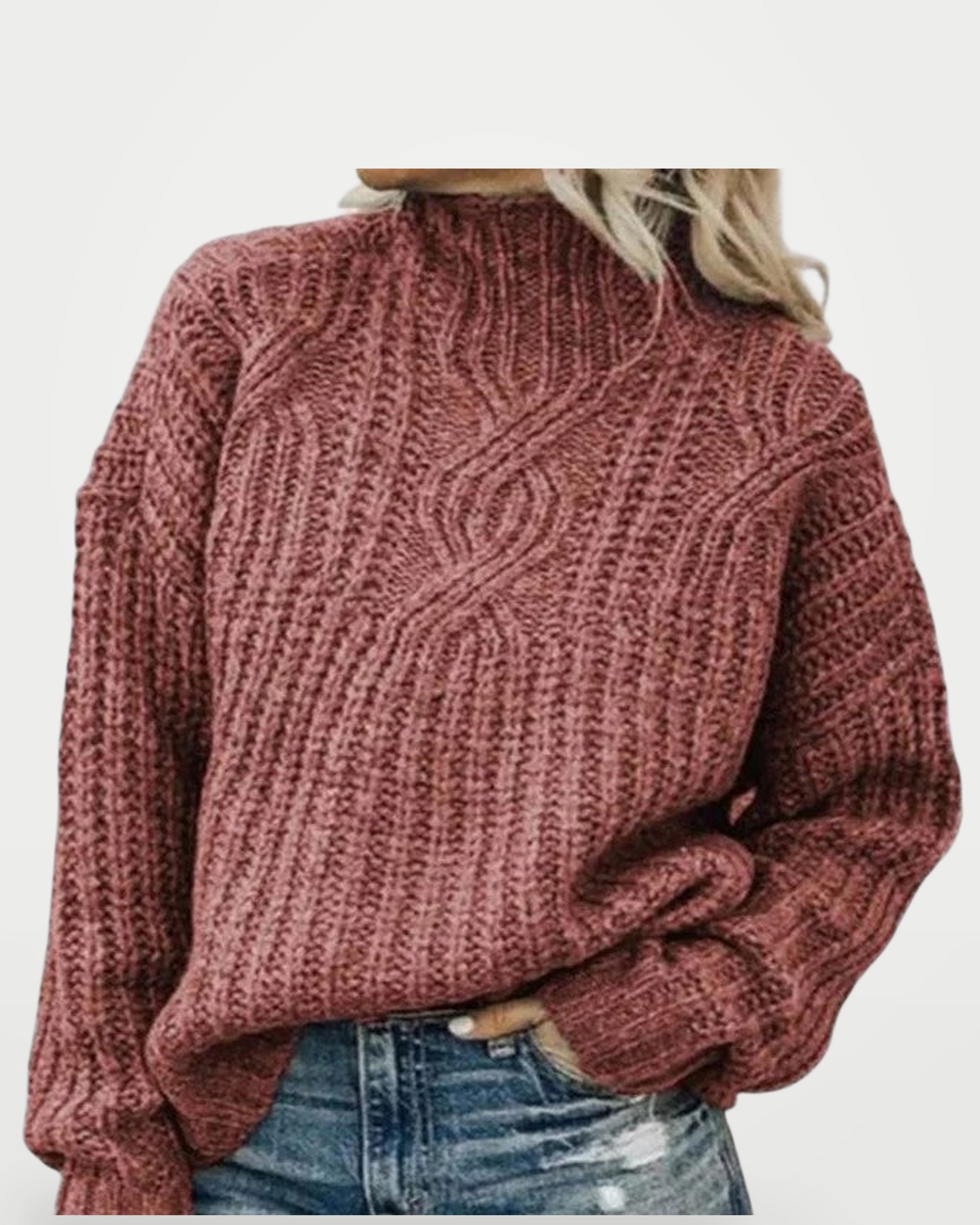 The Athletics Society | Women's Draped Lightweight Knit Sweater - 3