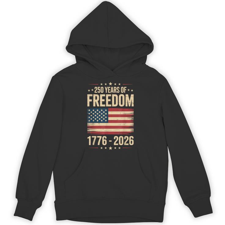 The Athletics Society | Vintage USA Flag Pullover Hoodie - 1