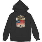 The Athletics Society | Vintage USA Flag Pullover Hoodie - 1