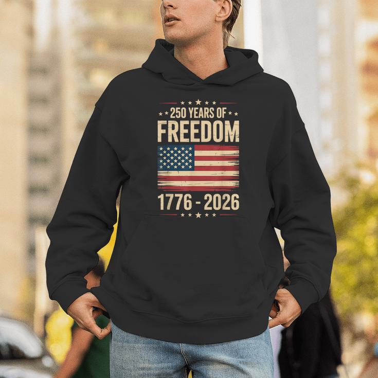 The Athletics Society | Vintage USA Flag Pullover Hoodie - 2