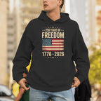 The Athletics Society | Vintage USA Flag Pullover Hoodie - 2