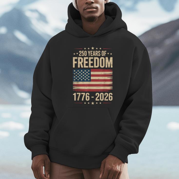 The Athletics Society | Vintage USA Flag Pullover Hoodie - 5