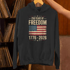 The Athletics Society | Vintage USA Flag Pullover Hoodie - 4