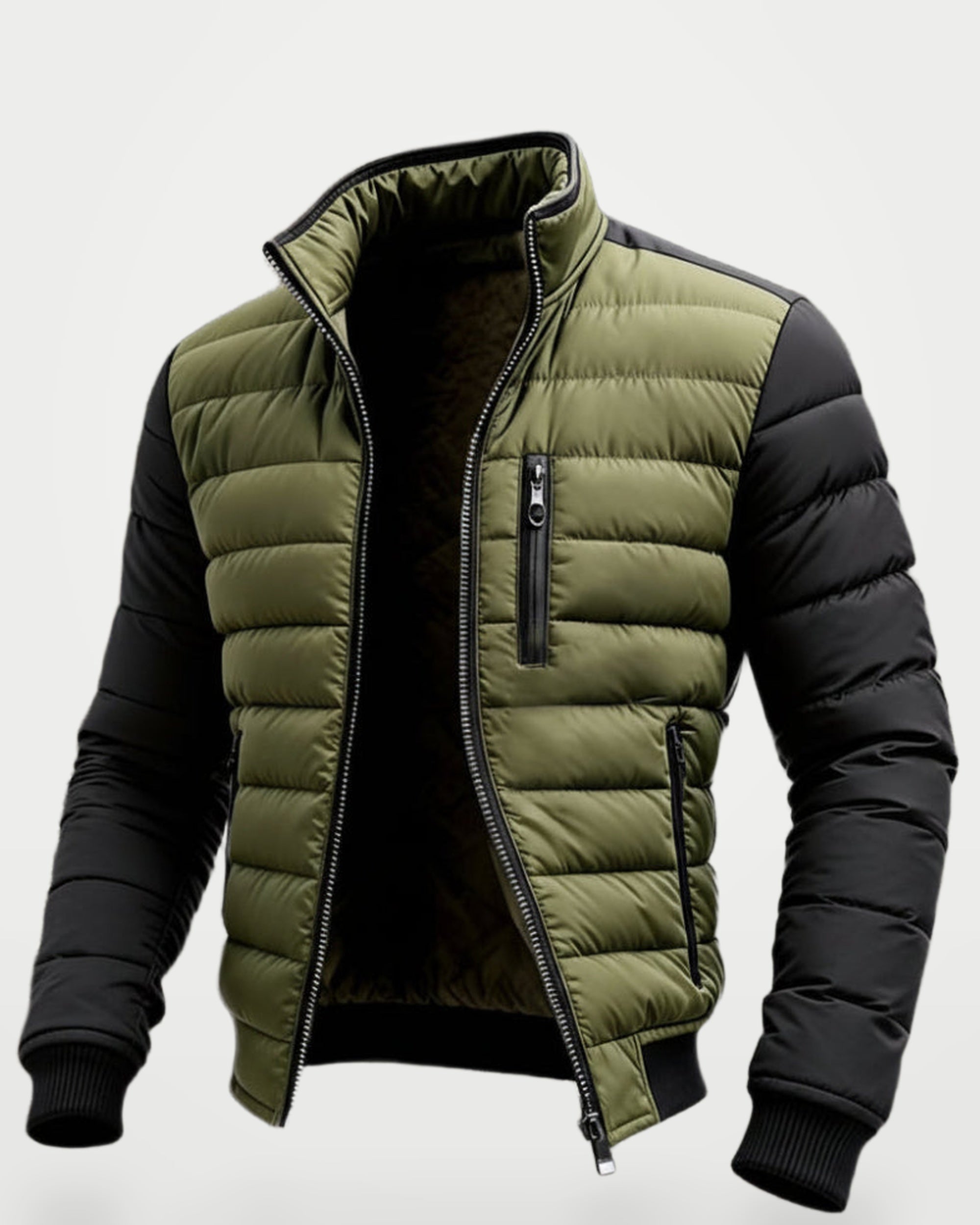 The Athletics Society | Men's Quilted Puffer Winter Jacket - 1