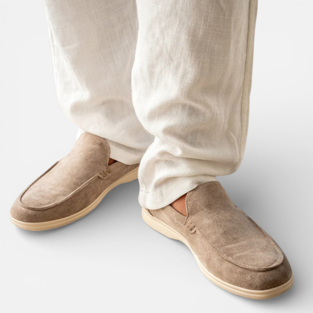 The Athletics Society | Men’s Classic Suede Penny Loafers