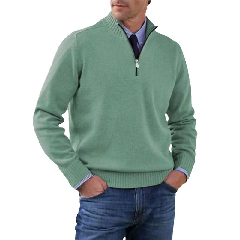 The Athletics Society | Men's Half Zip Pullover Sweater - 9