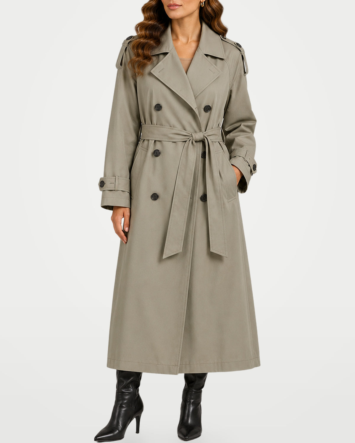 The Athletics Society | Women's Classic Longline Trench Coat - 2