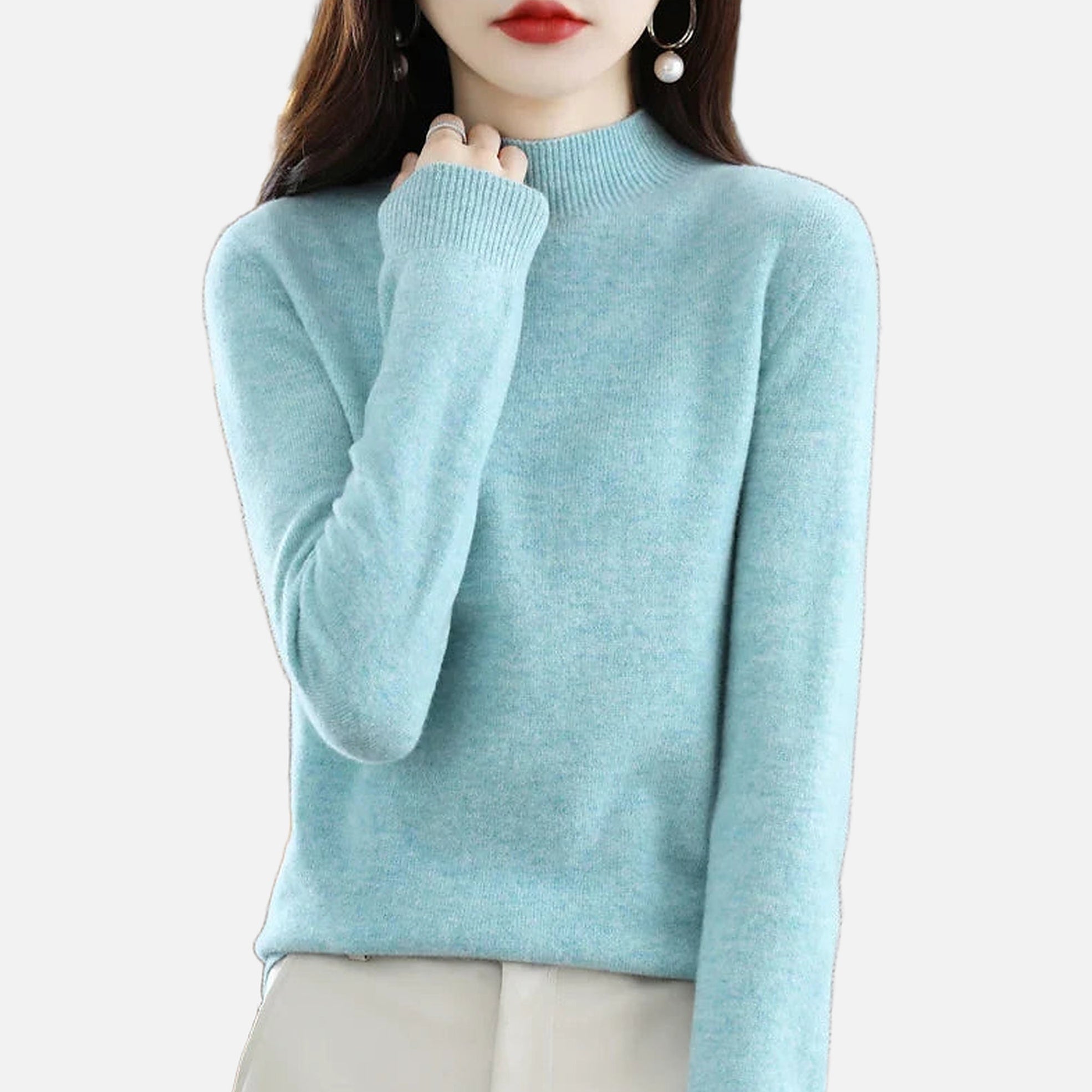 The Athletics Society | Women's Slim Fit Merino Sweater - 13