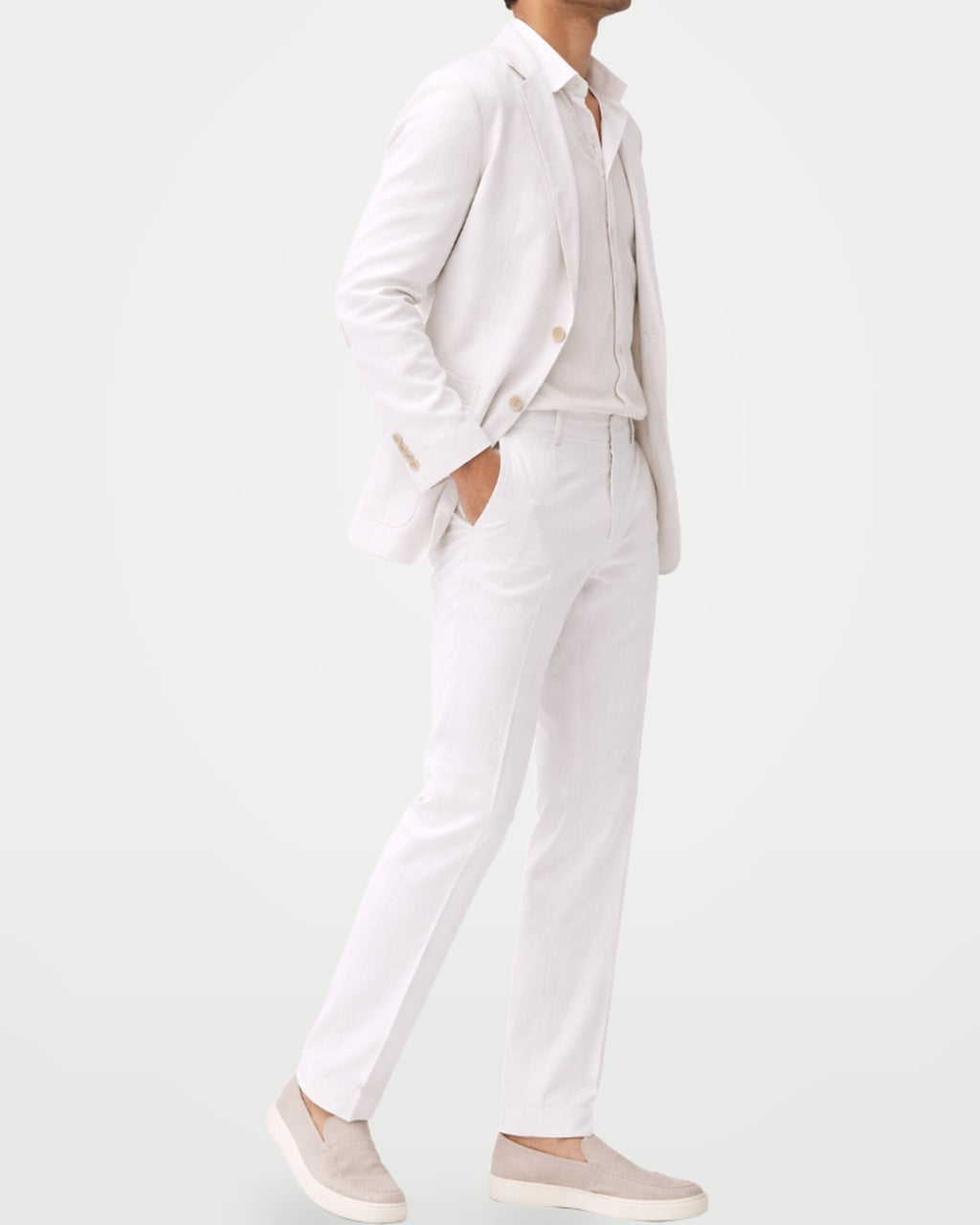 The Athletics Society | Men's Tailored Linen Trousers Lightweight - 8