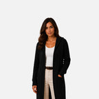 The Athletics Society | Women's Hooded Cable Knit Cardigan - 1