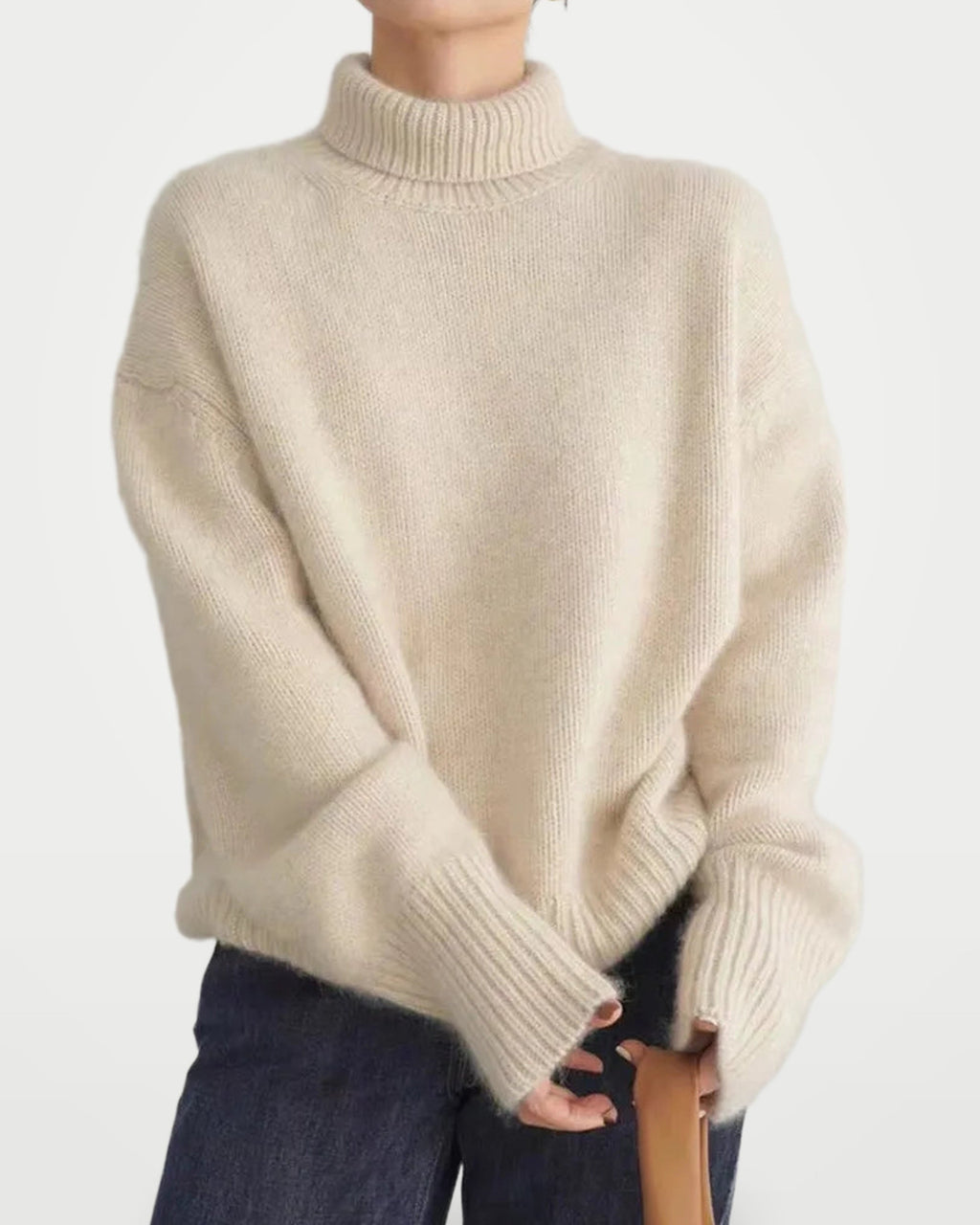 The Athletics Society | Women's Cashmere High-Collar Sweater - 2