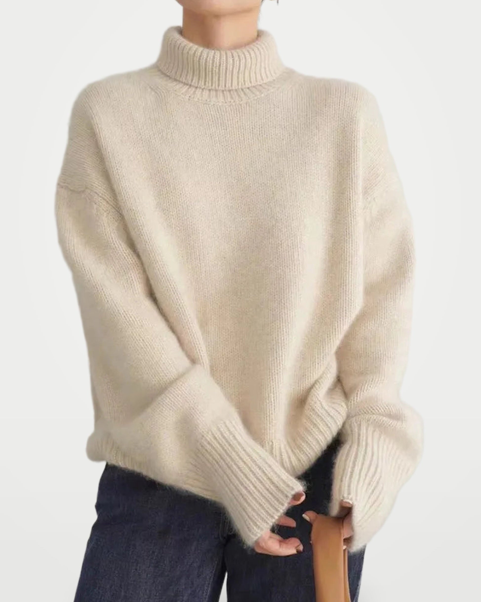 The Athletics Society | Women's Cashmere High-Collar Sweater - 2