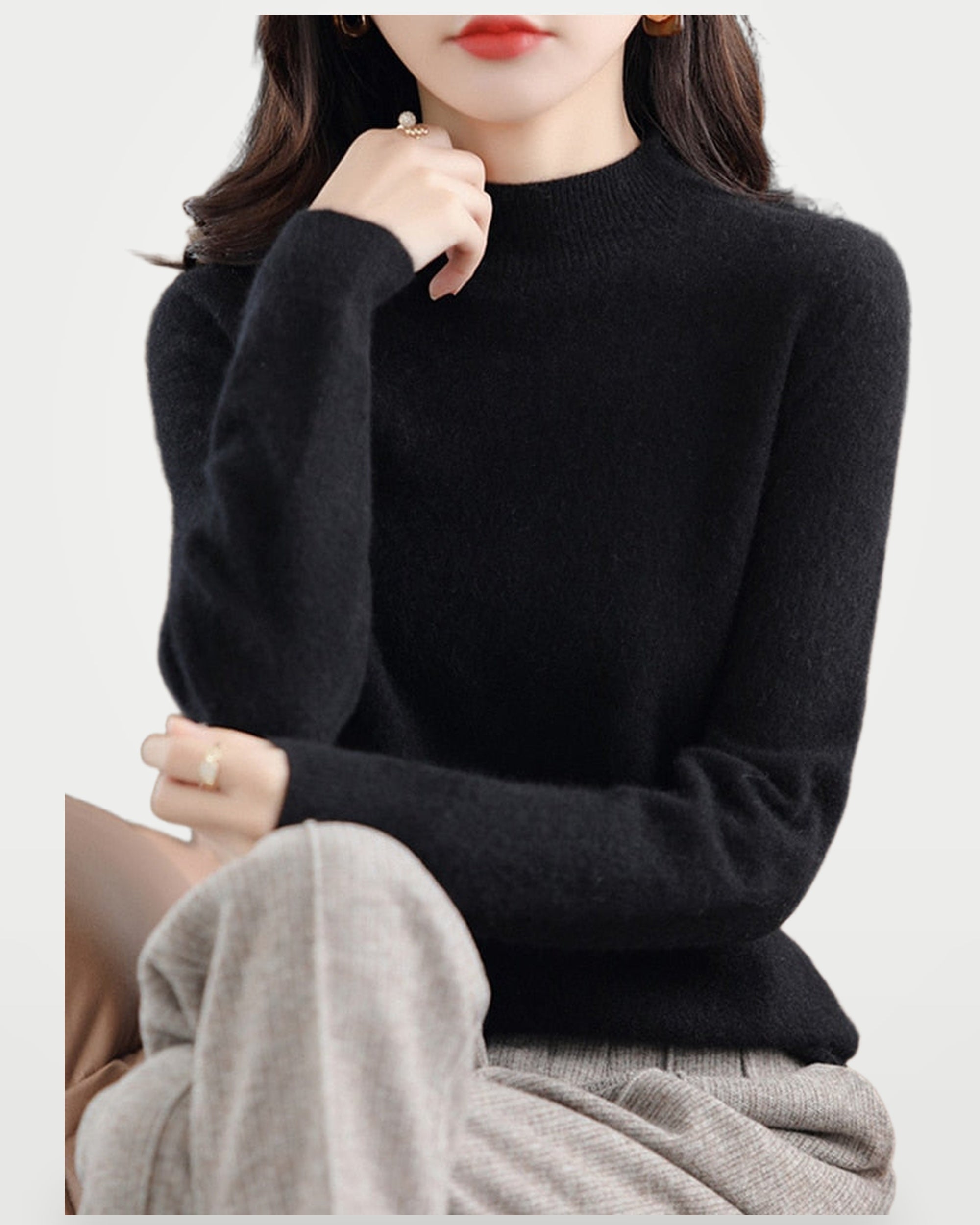 The Athletics Society | Women's Classic Cashmere Sweater - 13