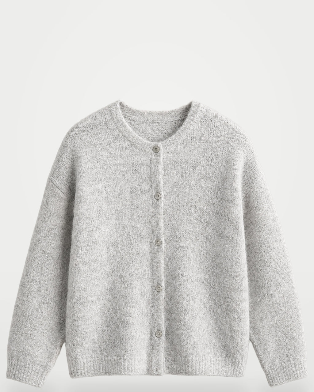 The Athletics Society | Women's Relaxed Fuzzy Knit Cardigan - 4