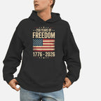 The Athletics Society | Vintage USA Flag Pullover Hoodie - 2