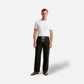 The Athletics Society | Men's Linen Cotton Trousers Straight Fit Breathable Lightweight - 1