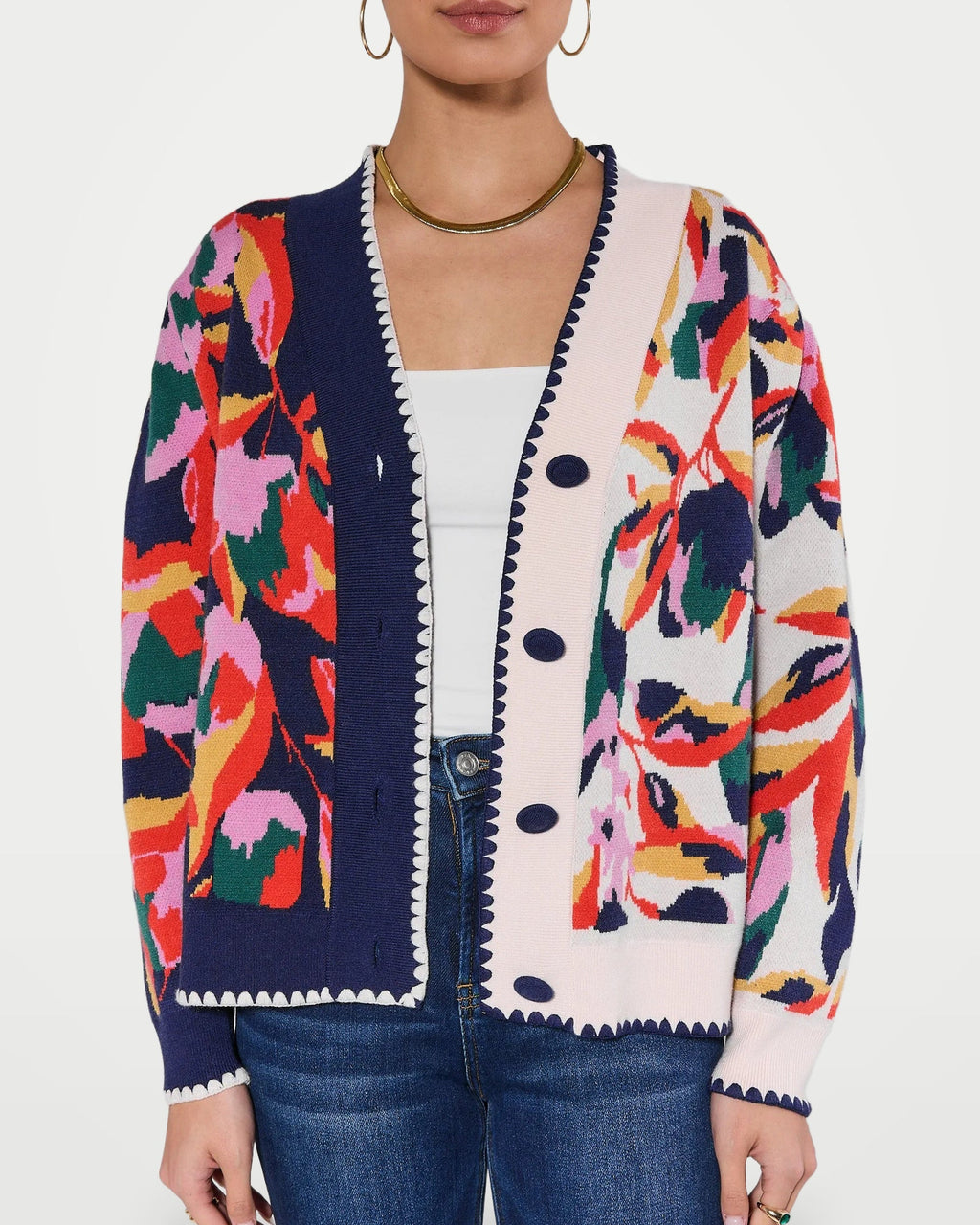 The Athletics Society | Women's Oversized Floral Cardigan - 2