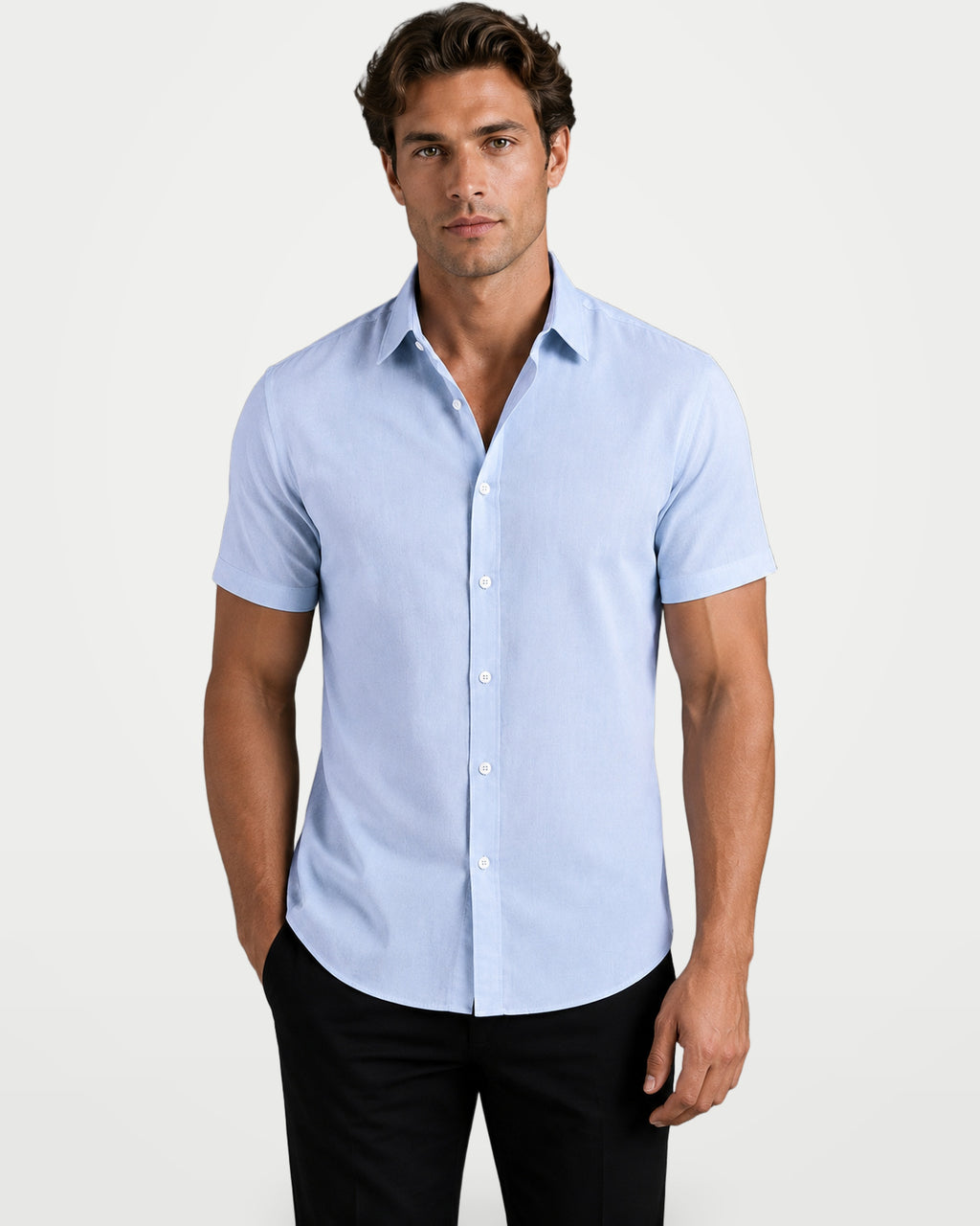 The Athletics Society | Men's Slim Fit Button Shirt - 1