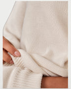 The Athletics Society | Women's Fine Knit Henley Sweater - 4