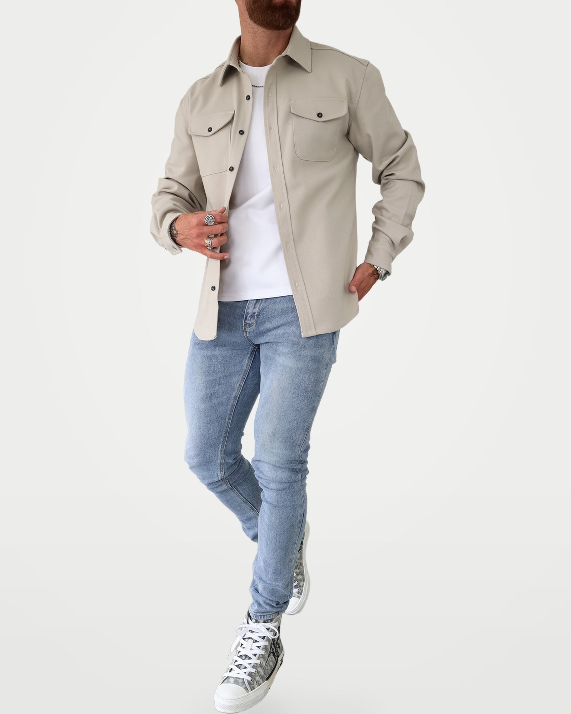 The Athletics Society | Men's Relaxed Overshirt Jacket - 8