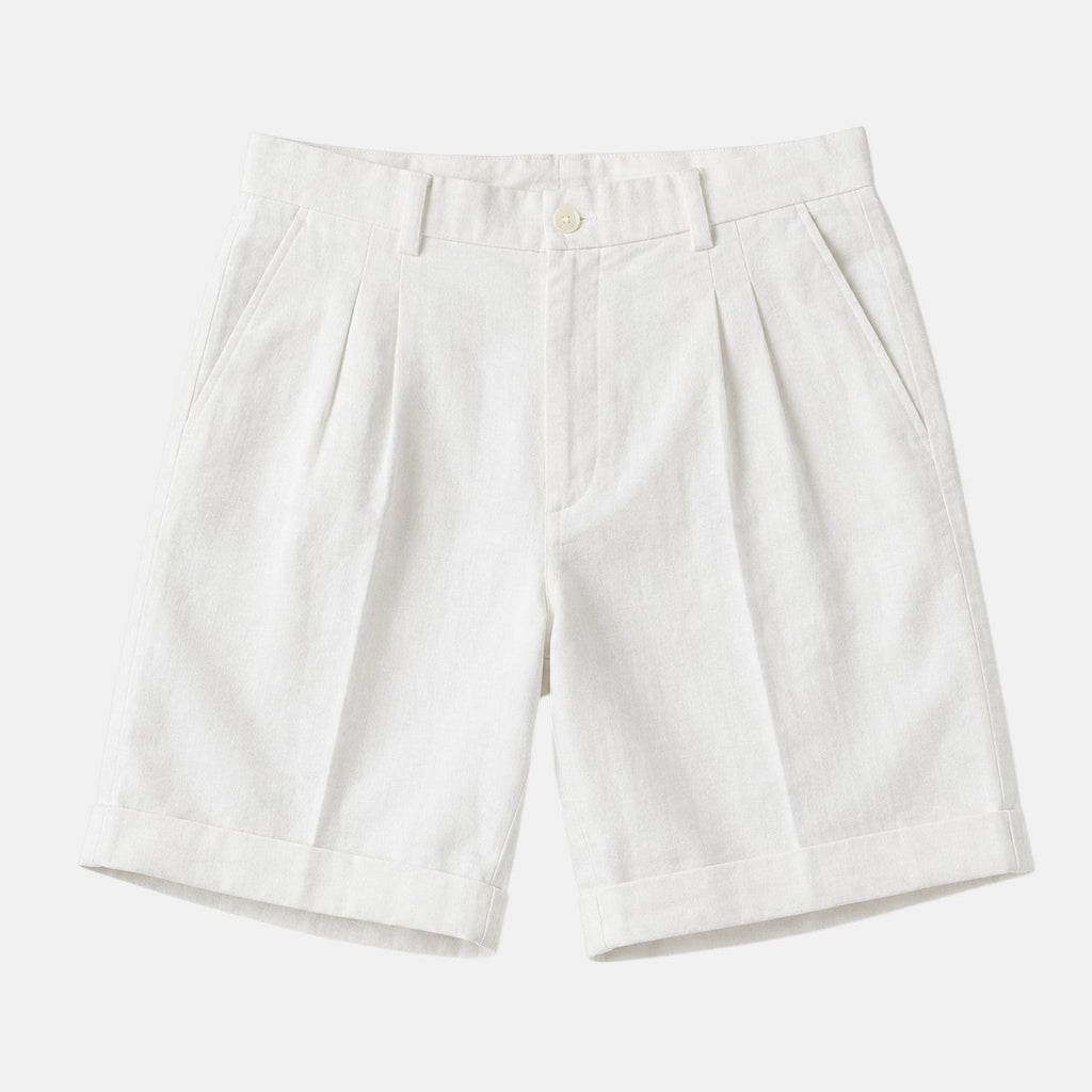 The Athletics Society | Men's Relaxed Linen Shorts - 1
