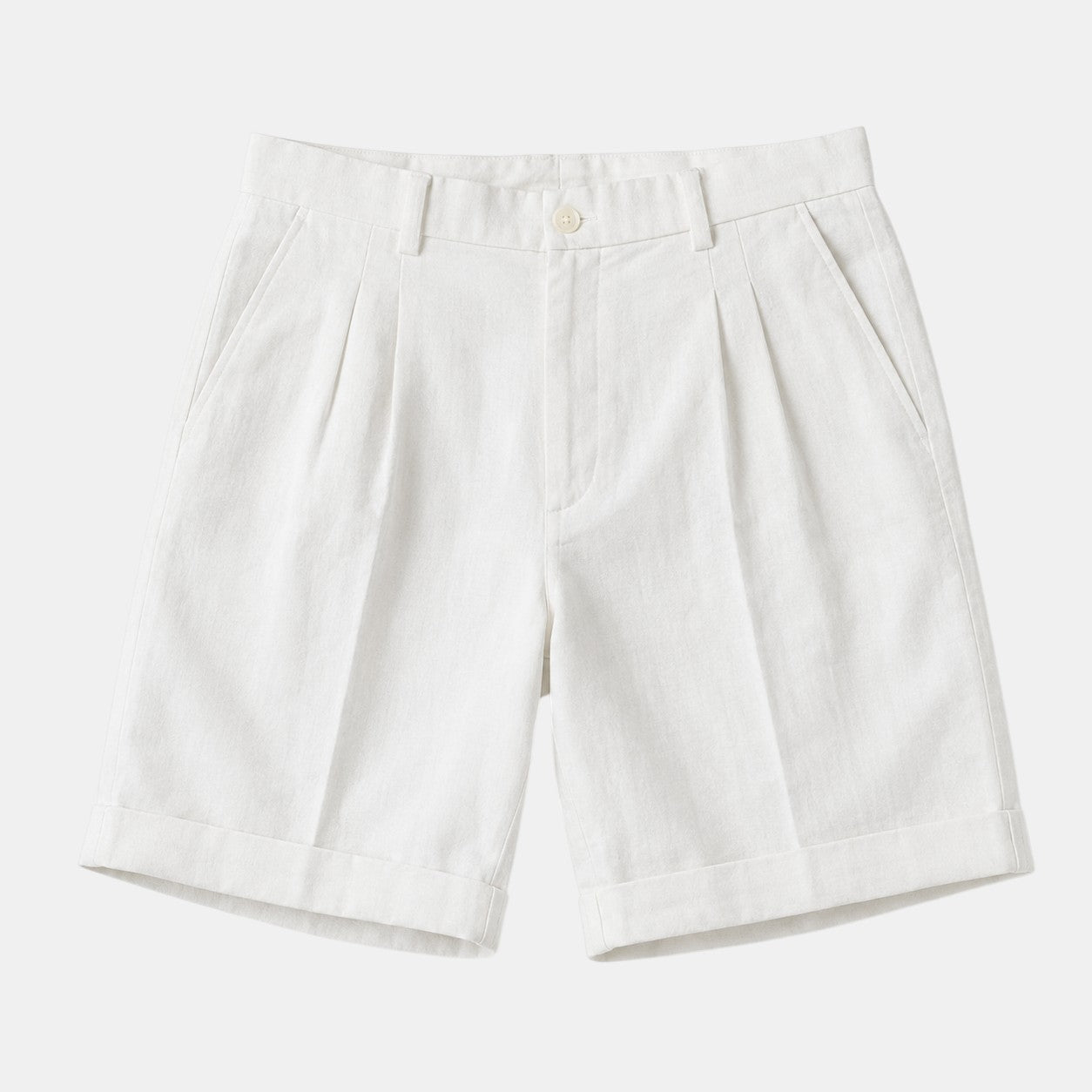 The Athletics Society | Men's Relaxed Linen Shorts - 1