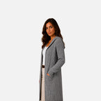 The Athletics Society | Women's Hooded Cable Knit Cardigan - 7