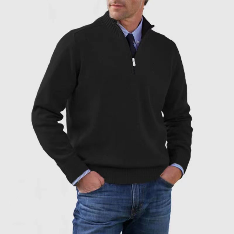 The Athletics Society | Men's Half Zip Pullover Sweater - 3