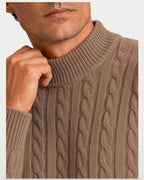 The Athletics Society | Men's Wool Cable Knit Sweater - 12