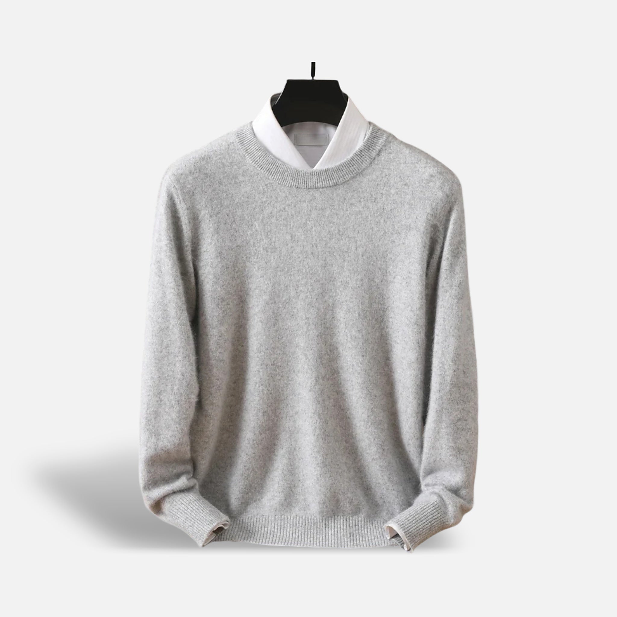 The Athletics Society | Men's Cashmere Crewneck Sweater Lightweight Warm Knit S–3XL - 11